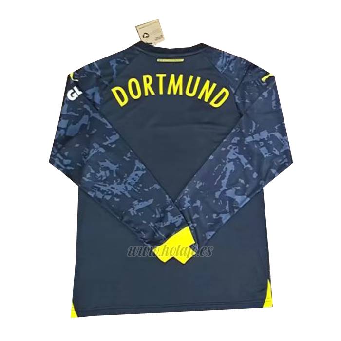Camiseta Borussia Dortmund Segunda Manga Larga 2023-2024
